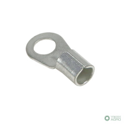 Końcówka oczkowa miedziana oczko Fi-8mm na przewód max. 16 CuZn cynowana Premium ELMOT (sprzedawane po 10szt widoczna cena 1szt