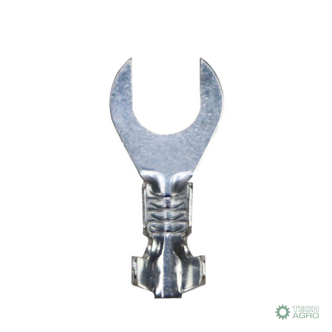 Końcówka widełkowa cynowana 5,2x8,6 1,0-2,5 0,45 L18,0 ( sprzedawana po 50 szt ) ELMOT widoczna cena za 1 sztukę Końcówka widełkowa cynowana 5,2x8,6 1,0-2,5 0,45 L18,0 ( sprzedawana po 50 szt ) ELMOT widoczna cena za 1 sztukę