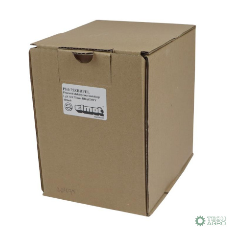 Przewód elektryczny LgY-S instalacji 0,75mm brązowy (sprzedawany po 100 m) Premium ELMOT Przewód elektryczny LgY-S instalacji 0,75mm brązowy (sprzedawany po 100 m) Premium ELMOT