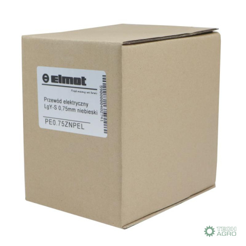 Przewód elektryczny LgY-S instalacji 0,75mm niebieski (sprzedawany po 100 m) Premium ELMOT Przewód elektryczny LgY-S instalacji 0,75mm niebieski (sprzedawany po 100 m) Premium ELMOT