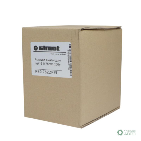 Przewód elektryczny LgY-S instalacji 0,75mm żółty (sprzedawany po 100 m) Premium ELMOT Przewód elektryczny LgY-S instalacji 0,75mm żółty (sprzedawany po 100 m) Premium ELMOT