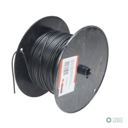 Przewód elektryczny LgY-S instalacji 1,00mm czarny (sprzedawany po 100 m) Premium ELMOT