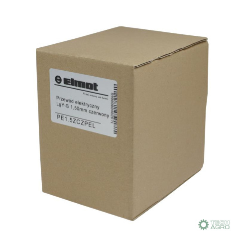 Przewód elektryczny LgY-S instalacji 1,50mm czerwony (sprzedawany po 100 m) Premium ELMOT Przewód elektryczny LgY-S instalacji 1,50mm czerwony (sprzedawany po 100 m) Premium ELMOT
