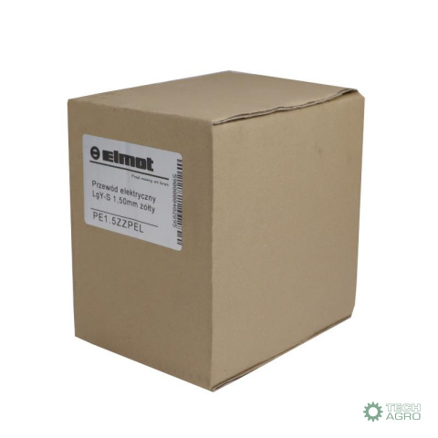 Przewód elektryczny LgY-S instalacji 1,50mm żółty (sprzedawany po 100 m) Premium ELMOT Przewód elektryczny LgY-S instalacji 1,50mm żółty (sprzedawany po 100 m) Premium ELMOT