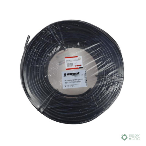 Przewód elektryczny instalacji 7 - żyłowy YLY-S 7X1,00mm (sprzedawany po 100 m) Premium ELMOT Przewód elektryczny instalacji 7 - żyłowy YLY-S 7X1,00mm (sprzedawany po 100 m) Premium ELMOT