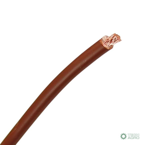 Przewód kabel elektryczny LgY-S instalacji 2,50mm brązowy (sprzedawany po 100 m) Premium ELMOT Przewód kabel elektryczny LgY-S instalacji 2,50mm brązowy (sprzedawany po 100 m) Premium ELMOT