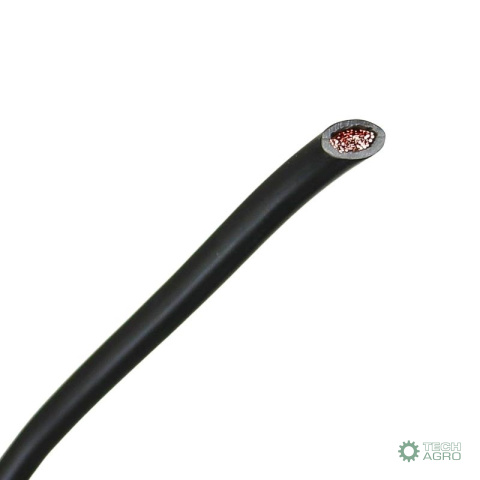 Przewód kabel elektryczny LgY-S instalacji 6mm czarny (sprzedawany po 50 m) Premium ELMOT Przewód kabel elektryczny LgY-S instalacji 6mm czarny (sprzedawany po 50 m) Premium ELMOT