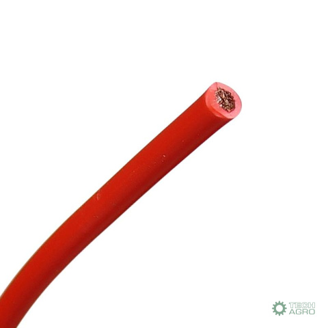 Przewód kabel elektryczny LgY-S instalacji 6mm czerwony (sprzedawany po 50 m) Premium ELMOT Przewód kabel elektryczny LgY-S instalacji 6mm czerwony (sprzedawany po 50 m) Premium ELMOT