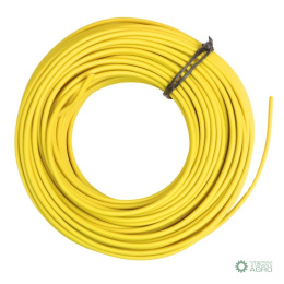 Przewód kabel elektryczny LgY-S instalacji 6mm żółty (sprzedawany po 50 m) Premium ELMOT
