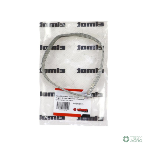 Przewód masowy oczka FI-8mm długość 317mm plecionka uniwersalny cynownany CuZn ELMOT Przewód masowy oczka FI-8mm długość 317mm plecionka uniwersalny cynownany CuZn ELMOT