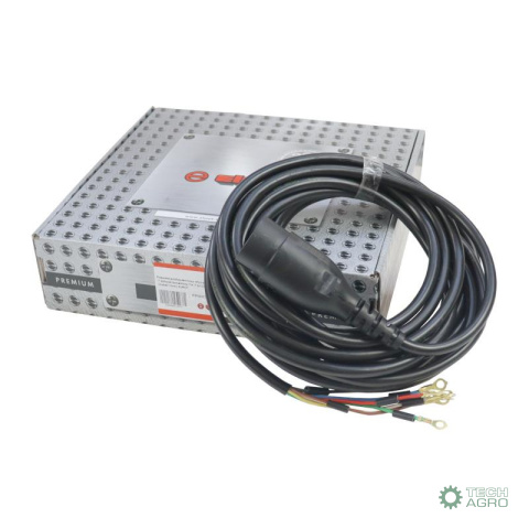 Przewód podłączeniowy wtyczka 7 obtrysk konektory 7m 7 żył (W+KON) (kabel 1mm) ELMOT Przewód podłączeniowy wtyczka 7 obtrysk konektory 7m 7 żył (W+KON) (kabel 1mm) ELMOT
