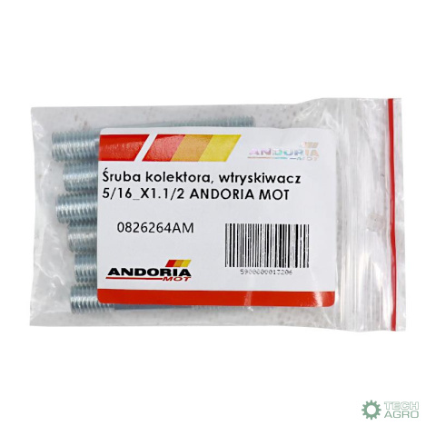 ŚRUBA WTR. 5/6"X1.1/2"MF ANDORIA-MOT ŚRUBA WTR. 5/6"X1.1/2"MF ANDORIA-MOT