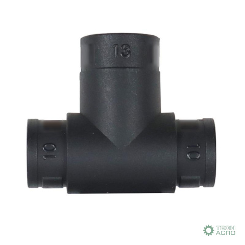 Trójnik łącznik do rur peszli karbowanych 10x13x10 (sprzedawane po 5) ELMOT widoczna cena za 1 sztukę Trójnik łącznik do rur peszli karbowanych 10x13x10 (sprzedawane po 5) ELMOT widoczna cena za 1 sztukę