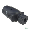 Wtyczka elektryczna 7-PIN 12V plastikowa wtyki niklowana Premium ELMOT