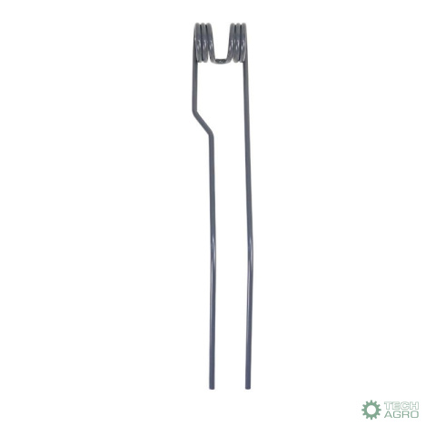 Palec zgrabiarki pokosowej Deutz Fahr L 587mm 9mm malowane proszkowo MORGA Palec zgrabiarki pokosowej Deutz Fahr L 587mm 9mm malowane proszkowo MORGA