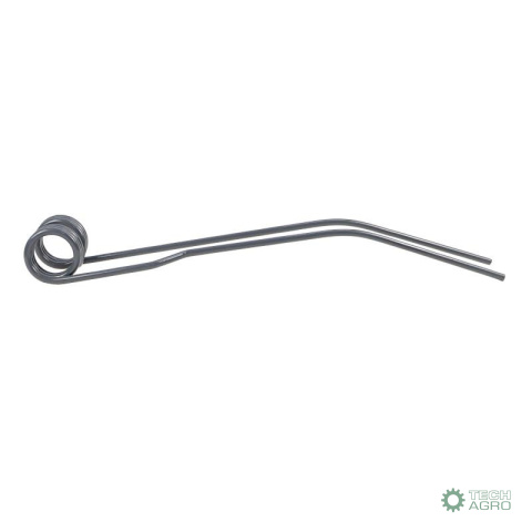 Palec zgrabiarki pokosowej Deutz Fahr L 587mm 9mm malowane proszkowo MORGA Palec zgrabiarki pokosowej Deutz Fahr L 587mm 9mm malowane proszkowo MORGA