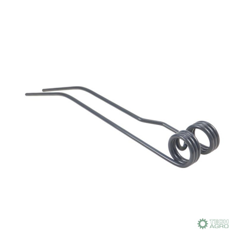 Palec zgrabiarki pokosowej Deutz Fahr L 587mm 9mm malowane proszkowo MORGA Palec zgrabiarki pokosowej Deutz Fahr L 587mm 9mm malowane proszkowo MORGA