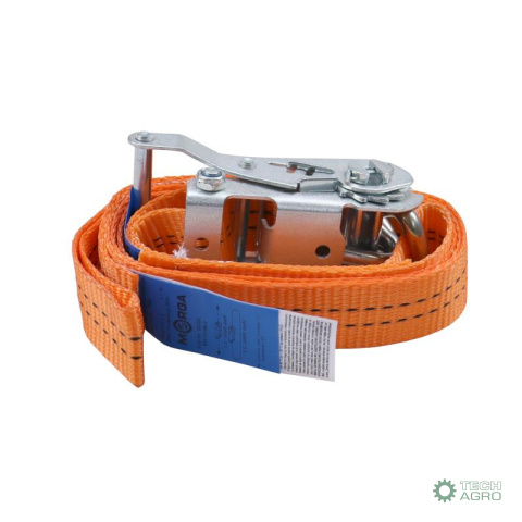 Pas transportowy 2T 2m szerokość 35mm komplet z klamrą, wzmocniony MORGA Pas transportowy 2T 2m szerokość 35mm komplet z klamrą, wzmocniony MORGA