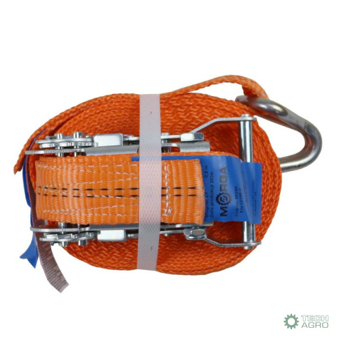 Pas transportowy 2T 6m szerokość 35mm komplet z klamrą, wzmocniony MORGA Pas transportowy 2T 6m szerokość 35mm komplet z klamrą, wzmocniony MORGA