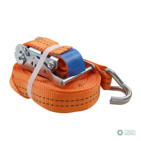 Pas transportowy 2T 8m szerokość 35mm komplet z klamrą, wzmocniony MORGA Pas transportowy 2T 8m szerokość 35mm komplet z klamrą, wzmocniony MORGA