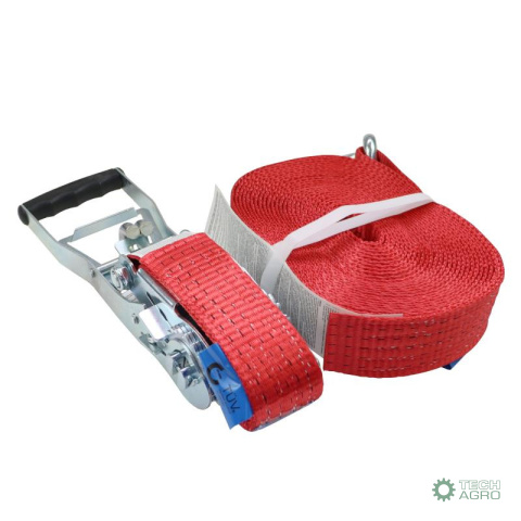 Pas transportowy 5T 10m szer. 50mm komplet z klamrą wzmocniony 330 mm ERGO z atestem, MORGA Pas transportowy 5T 10m szer. 50mm komplet z klamrą wzmocniony 330 mm ERGO z atestem, MORGA