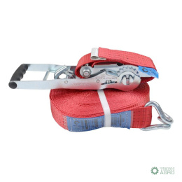 Pas transportowy 5T 12m szer. 50mm komplet z klamrą wzmocniony 330 mm ERGO z atestem, MORGA