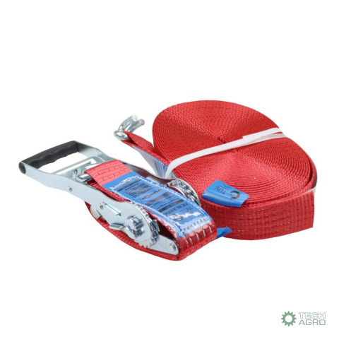 Pas transportowy 5T 16m szer. 50mm komplet z klamrą wzmocniony 330 mm ERGO z atestem, MORGA Pas transportowy 5T 16m szer. 50mm komplet z klamrą wzmocniony 330 mm ERGO z atestem, MORGA