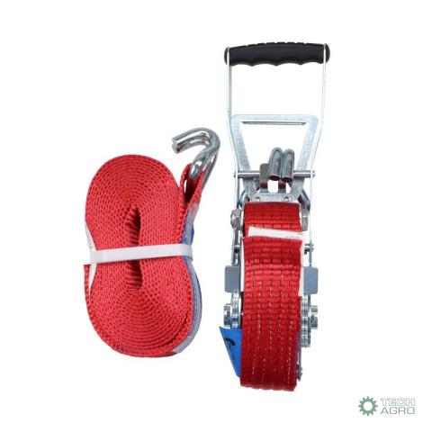 Pas transportowy 5T 6m szer. 50mm komplet z klamrą wzmocniony 330 mm ERGO z atestem, MORGA Pas transportowy 5T 6m szer. 50mm komplet z klamrą wzmocniony 330 mm ERGO z atestem, MORGA