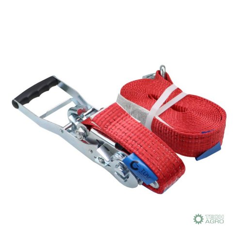Pas transportowy 5T 6m szer. 50mm komplet z klamrą wzmocniony 330 mm ERGO z atestem, MORGA Pas transportowy 5T 6m szer. 50mm komplet z klamrą wzmocniony 330 mm ERGO z atestem, MORGA