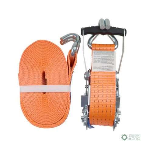 Pas transportowy 5T 6m szer. 50mm komplet z klamrą z gumową okładziną 230mm z atestem, standard MORGA Pas transportowy 5T 6m szer. 50mm komplet z klamrą z gumową okładziną 230mm z atestem, standard MORGA