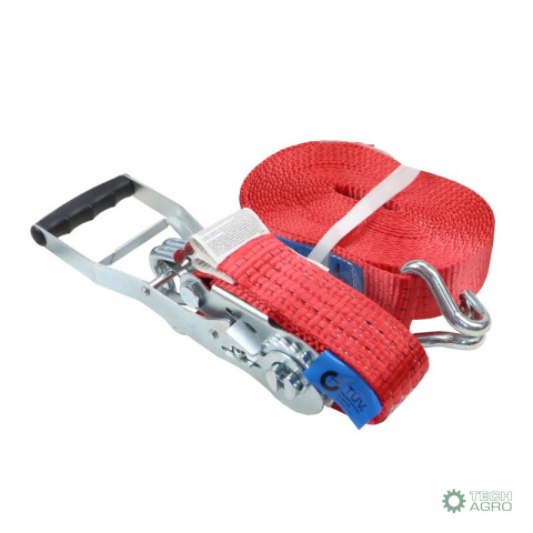 Pas transportowy 5T 8m szer. 50mm komplet z klamrą wzmocniony 330 mm ERGO z atestem, MORGA Pas transportowy 5T 8m szer. 50mm komplet z klamrą wzmocniony 330 mm ERGO z atestem, MORGA