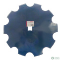 Talerz uzębiony FI-460mm, grubość 4mm mocowanie na osi otwór 30x30 1202030150 stal borowa MORGA