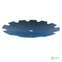 Talerz uzębiony FI-560mm, grubość 5mm mocowanie na osi otwór 30x30 1202030130 stal borowa MORGA