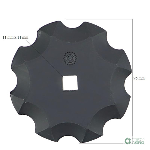 Nóż paszowozu 95x5 mm Seko, DeLaval, Frasto, Walker MORGA Nóż paszowozu 95x5 mm Seko, DeLaval, Frasto, Walker MORGA