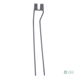 Palec zgrabiarki pasowej prawy zewnętrzny Krone 51914.01 malowane proszkowo L 625 mm 10 mm MORGA