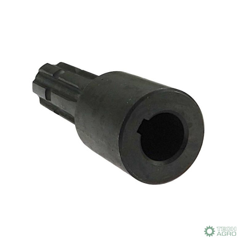 Redukcja wałka WOM adapter na wpust otwór wew. Q 25 mm na wałek 1 3/8" 6 wpustów MORGA Redukcja wałka WOM adapter na wpust otwór wew. Q 25 mm na wałek 1 3/8" 6 wpustów MORGA