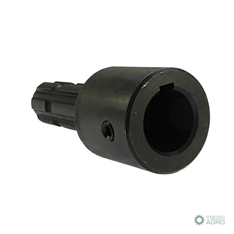 Redukcja wałka WOM adapter na wpust otwór wew. Q 35 mm na wałek 1 3/8 " 6 wpustów MORGA Redukcja wałka WOM adapter na wpust otwór wew. Q 35 mm na wałek 1 3/8 " 6 wpustów MORGA