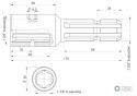 Redukcja wałka WOM adapter z otworem zabezpieczającym 1 3/8" 6 wpustów na wałek 1 3/8" 6 wpustów MORGA