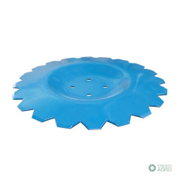 Talerz uzębiony FI-460mm, grubość 4mm mocowanie piasta typ SKF 4 otwory 98mm 1966-20M Unia Ares AU341 stal borowa MORGA