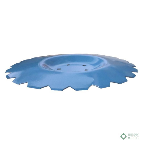 Talerz uzębiony FI-510, grubość 4mm Z-20 mocowanie piasta 5 otworów rozstaw śrub mocujących 116mm przetłoczony zastosowanie AU/ Talerz uzębiony FI-510, grubość 4mm Z-20 mocowanie piasta 5 otworów rozstaw śrub mocujących 116mm przetłoczony zastosowanie AU/
