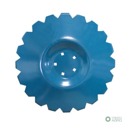 Talerz uzębiony FI-560, grubość 5mm Z-20 mocowanie piasta 5 otworów rozstaw śrub mocujących 116mm przetłoczony zastosowanie AU/