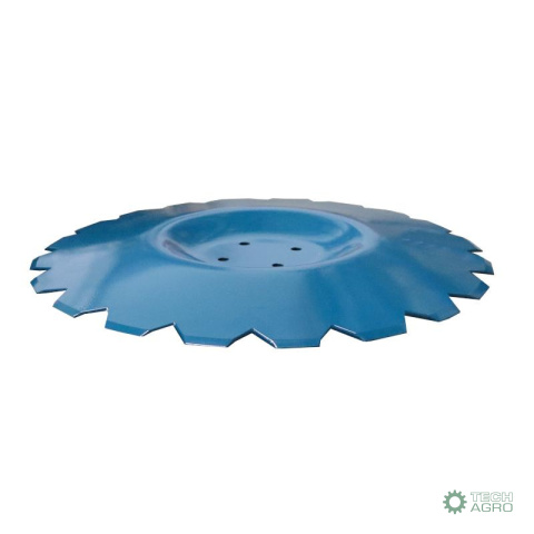 Talerz uzębiony FI-560, grubość 5mm Z-20 mocowanie piasta typ SKF 4 otwory rozstaw śrub mocujących 98mm przetłoczony stal borow Talerz uzębiony FI-560, grubość 5mm Z-20 mocowanie piasta typ SKF 4 otwory rozstaw śrub mocujących 98mm przetłoczony stal borow