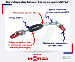 Łańcuch boczny nakrętka kuta Ursus C-360 MORGA