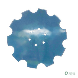 Talerz uzębiony FI-560mm, grubość 4mm mocowanie piasta AP21 6 otworów rozstaw śrub mocujących 120mm stal borowa MORGA