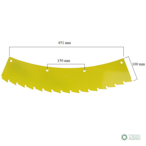 Nóż bębna wciągającego zewnętrzny Kemper M4500 MORGA Nóż bębna wciągającego zewnętrzny Kemper M4500 MORGA