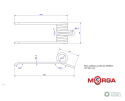 Palec podbieracza Hesston 701700111 malowane proszkowo MORGA
