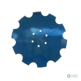 Talerz uzębiony FI-610mm, grubość 6mm pod piastę AP21 6 otworów rozstaw śrub mocujących 120mm stal borowa MORGA