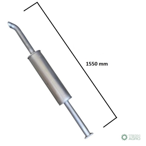 Tłumik prosty długi 1550mm 8kg C-385 ANDORIA-MOT Tłumik prosty długi 1550mm 8kg C-385 ANDORIA-MOT