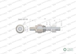 Przegub kierowniczy 240mm- M26x1,5; M28x1,5 04401801 WARYŃSKI