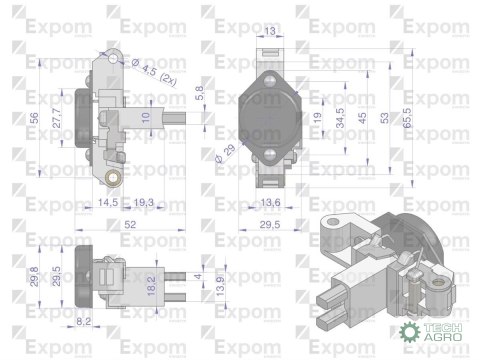 Regulator napięcia 0123510074EX Nowy Typ EXPOM KWIDZYN eu Regulator napięcia 0123510074EX Nowy Typ EXPOM KWIDZYN eu